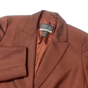 Lafayette 148 New York Sienna Jacket Blazer‎ 4P Lined Wool Poly